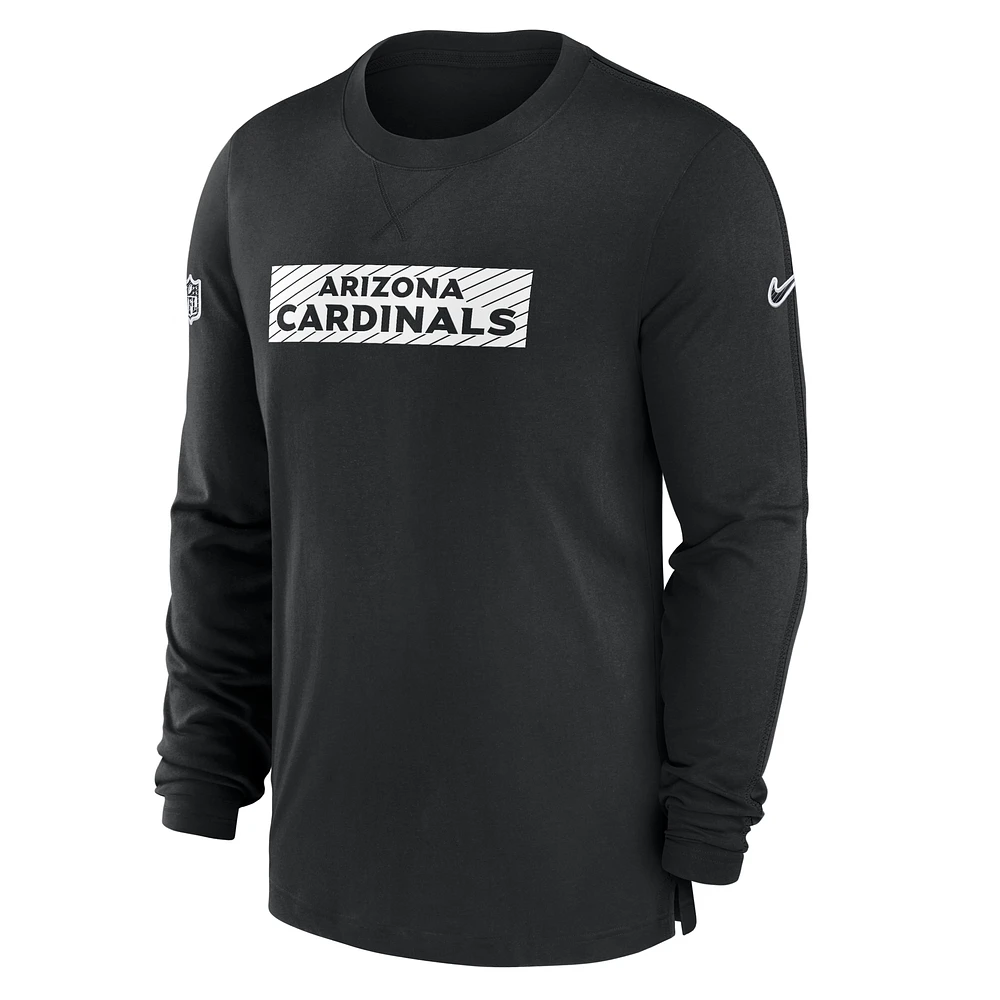 Arizona Cardinals Sideline Player Team Issue Men’s Nike Dri-FIT Long-Sleeve Top