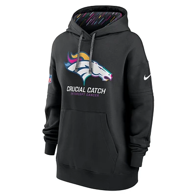 Denver Broncos Crucial Catch Club Women's Nike NFL Pullover Hoodie