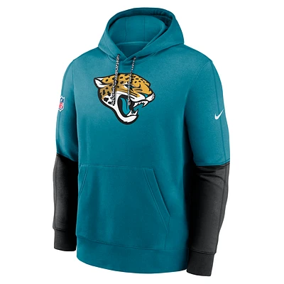 Jacksonville Jaguars Sideline Team Issue Club Men's Nike NFL Pullover Hoodie