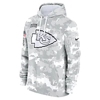 Kansas City Chiefs Salute to Service Primary Edge Club Men's Nike NFL Pullover Hoodie