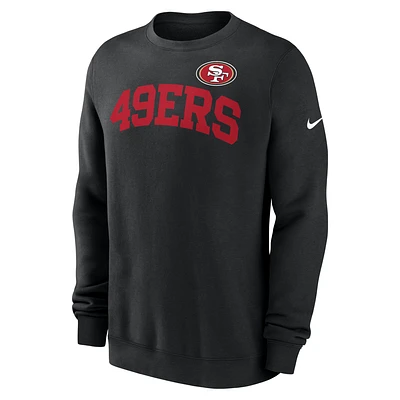 San Francisco 49ers Club Men's Nike NFL Pullover Crew