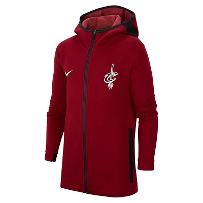 Cleveland Cavaliers Showtime Big Kids' (Boys') Nike NBA Full-Zip Hoodie