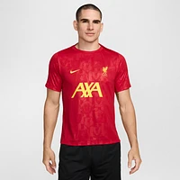 Liverpool FC Academy Pro Men's Nike Dri-FIT Soccer Pre-Match Short-Sleeve Top