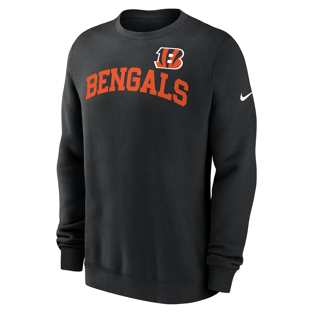 Cincinnati Bengals Club Men's Nike NFL Pullover Crew