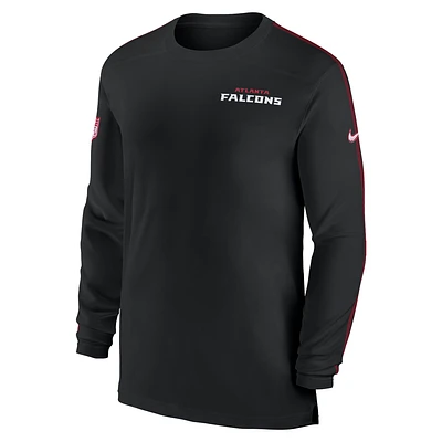 Atlanta Falcons Sideline Coach Men's Nike Dri-FIT NFL Long-Sleeve Top