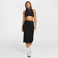 Nike Sportswear Chill Rib Women's Tight Mock-Neck Cropped Tank Top