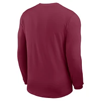 Florida State Sideline Coach Men's Nike Dri-FIT College Long-Sleeve Top