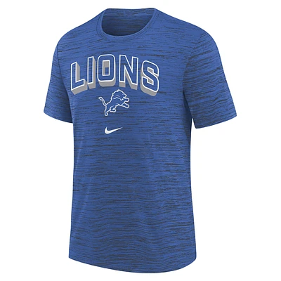 Detroit Lions Sideline Velocity Big Kids’ Nike Dri-FIT NFL T-Shirt