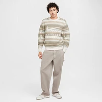 Nike Life Men's Fair Isle Swoosh Sweater