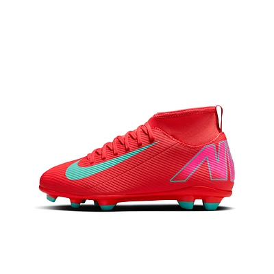 Nike Jr. Mercurial Superfly 10 Club Little/Big Kids' MG High-Top Soccer Cleats