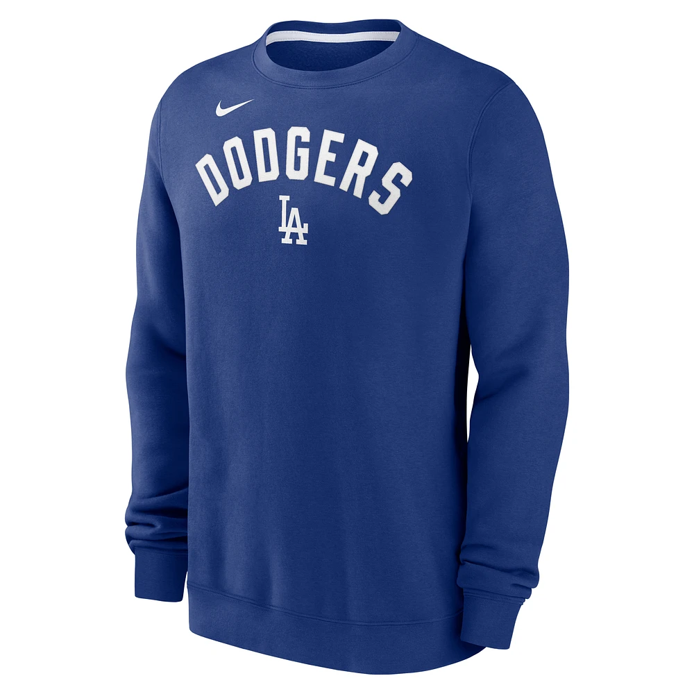 Los Angeles Dodgers Classic Men's Nike MLB Pullover Crew