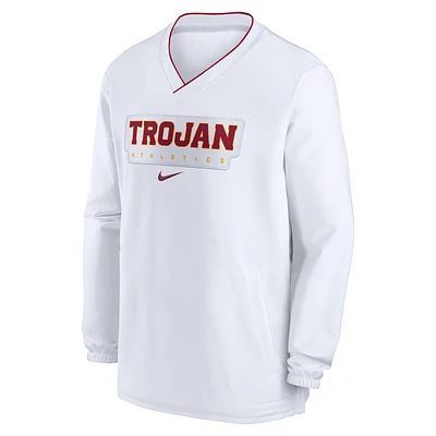 USC Trojans Sideline Men's Nike College Long-Sleeve Windshirt