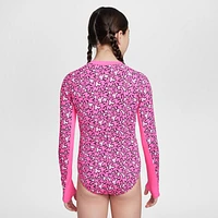 Nike Swim Big Kids' (Girls') Long-Sleeve One-Piece