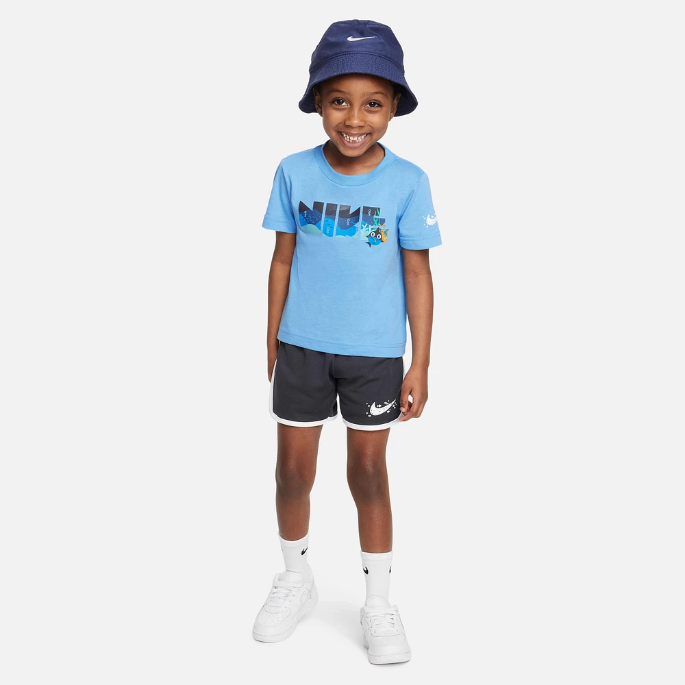 Nike Sportswear Coral Reef Mesh Shorts Set Toddler 2-Piece