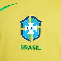 Brazil 2025 Stadium Home (Women's Team) Big Kids' Nike Dri-FIT Soccer Replica Jersey