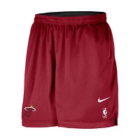 Miami Heat Courtside Men's Nike NBA Mesh Practice Shorts