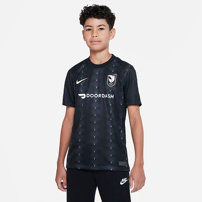 Angel City FC 2022/23 Stadium Home Big Kids' Nike Dri-FIT Soccer Jersey