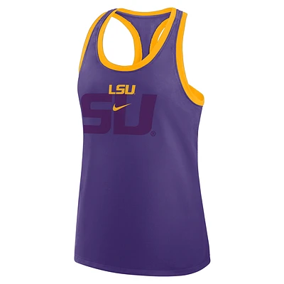 LSU Primetime Shadow Women's Nike College Racerback Tank Top