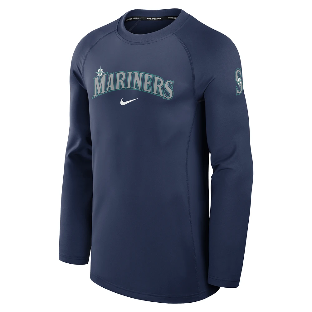 Seattle Mariners Authentic Collection Game Time Men's Nike Dri-FIT MLB Long-Sleeve T-Shirt