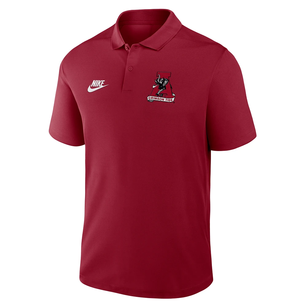 Alabama Crimson Tide Primetime Victory Legacy Vault Logo Men's Nike Dri-FIT College Polo