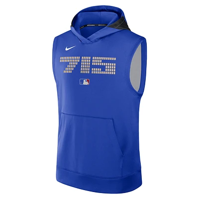 Atlanta Braves Authentic Collection City Connect Men’s Nike Dri-FIT MLB Sleeveless Pullover Hoodie