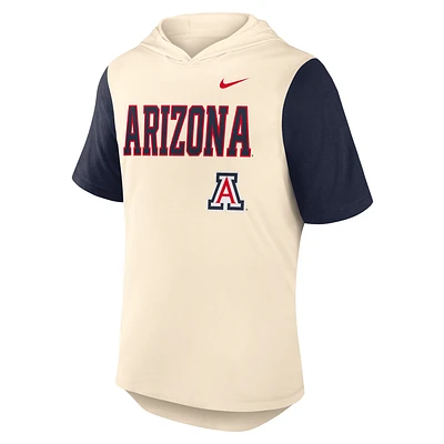 Arizona Wildcats Baseball Script Men's Nike Dri-FIT College Hooded T-Shirt