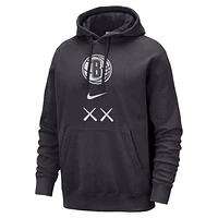 Brooklyn Nets Club Fleece City Edition Men's Nike NBA Pullover Hoodie