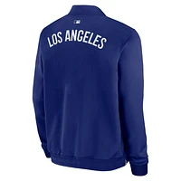 Los Angeles Dodgers Authentic Collection Dugout Men's Nike MLB Full-Zip Bomber Jacket