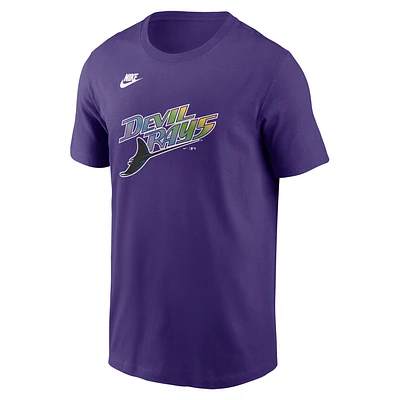 Tampa Bay Rays Cooperstown Logo Men's Nike MLB T-Shirt