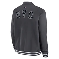 New York Mets Authentic Collection City Connect Men's Nike MLB Full-Zip Bomber Jacket