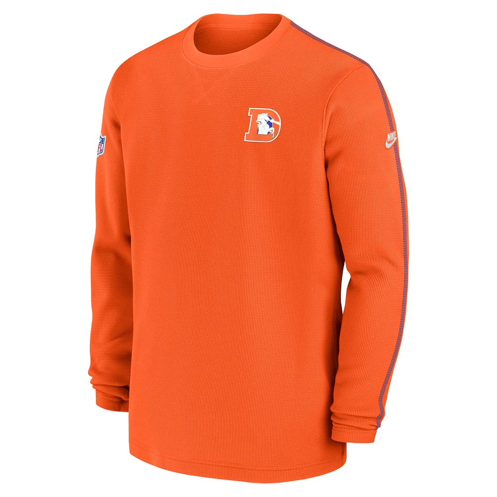 Denver Broncos Logo Coach Men’s Nike NFL Long-Sleeve Top