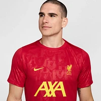 Liverpool FC Academy Pro Men's Nike Dri-FIT Soccer Pre-Match Short-Sleeve Top