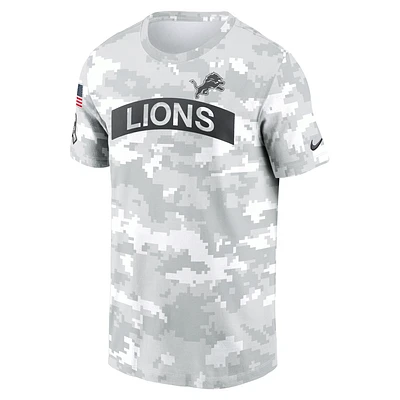 Detroit Lions Salute to Service Edge Arch Men's Nike Dri-FIT NFL T-Shirt