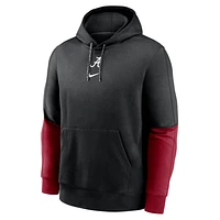 Alabama Crimson Tide Sideline Team Issue Club Men's Nike College Pullover Hoodie