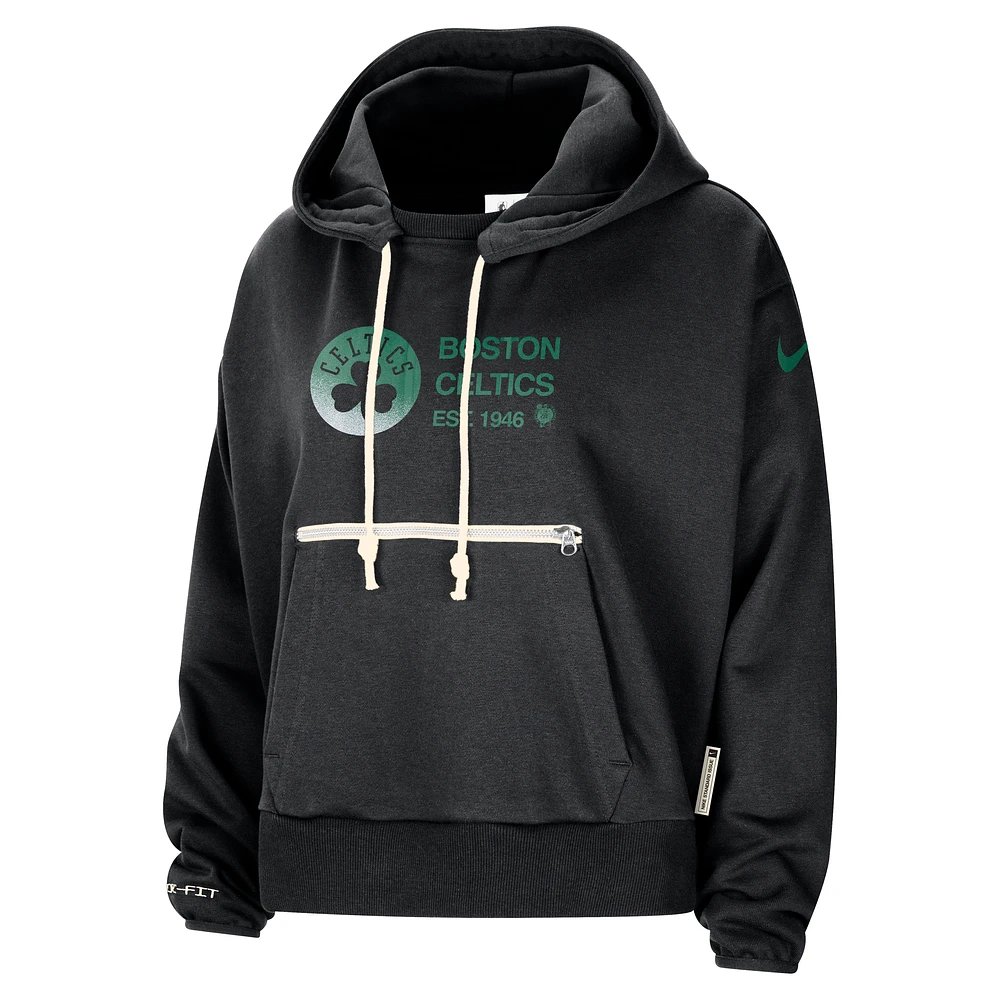 Boston Celtics Standard Issue Women's Nike Dri-FIT NBA Pullover Hoodie