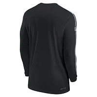 Philadelphia Eagles Sideline Coach Men's Nike Dri-FIT NFL Long-Sleeve Top