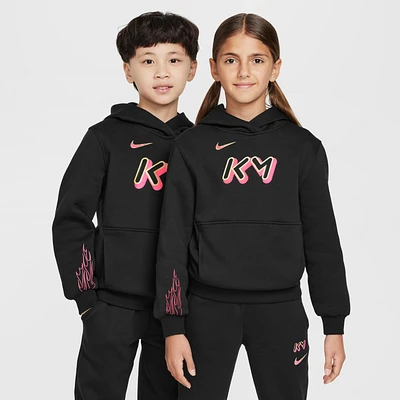 Kylian Mbappé Club Fleece Big Kids' Soccer Hoodie
