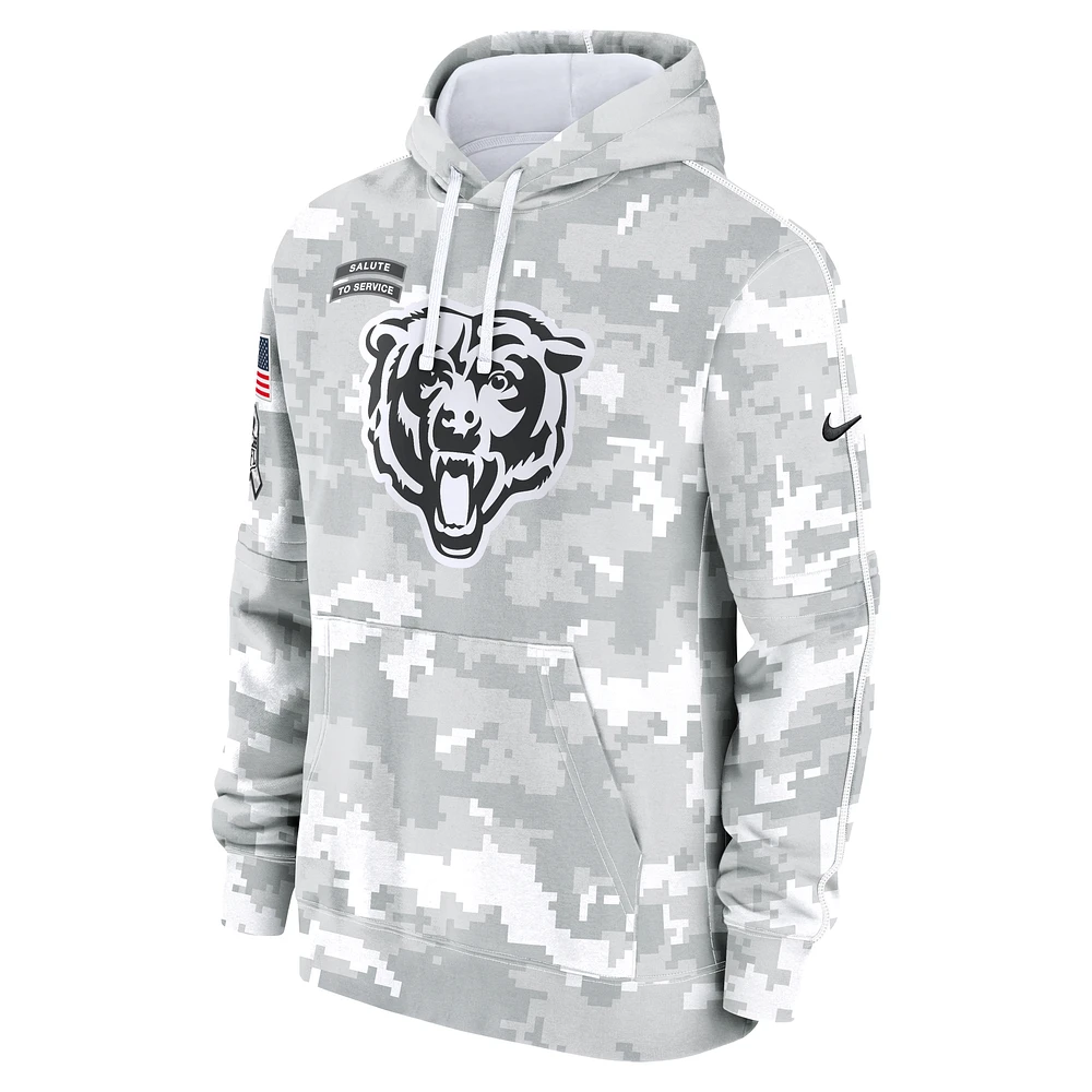 Chicago Bears Salute to Service Primary Edge Club Men's Nike NFL Pullover Hoodie