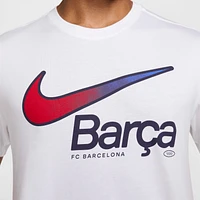 FC Barcelona Swoosh Men's Nike Soccer T-Shirt