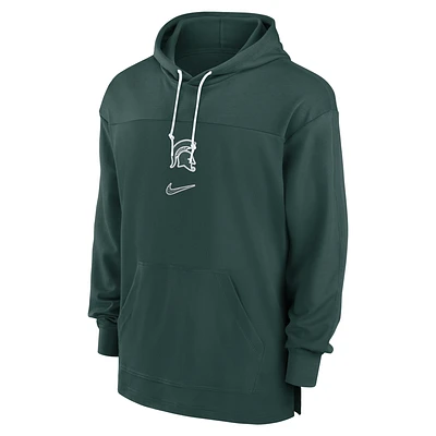 Michigan State Spartans Sideline Jersey Men's Nike Dri-FIT College Pullover Hoodie