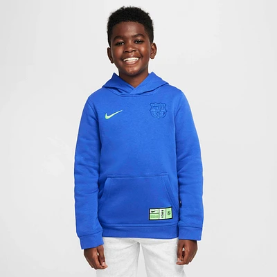 FC Barcelona Club Third Big Kids' (Boys') Nike Soccer Pullover Hoodie