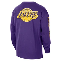 Los Angeles Lakers Courtside Men's Nike NBA Long-Sleeve Max90 T-Shirt