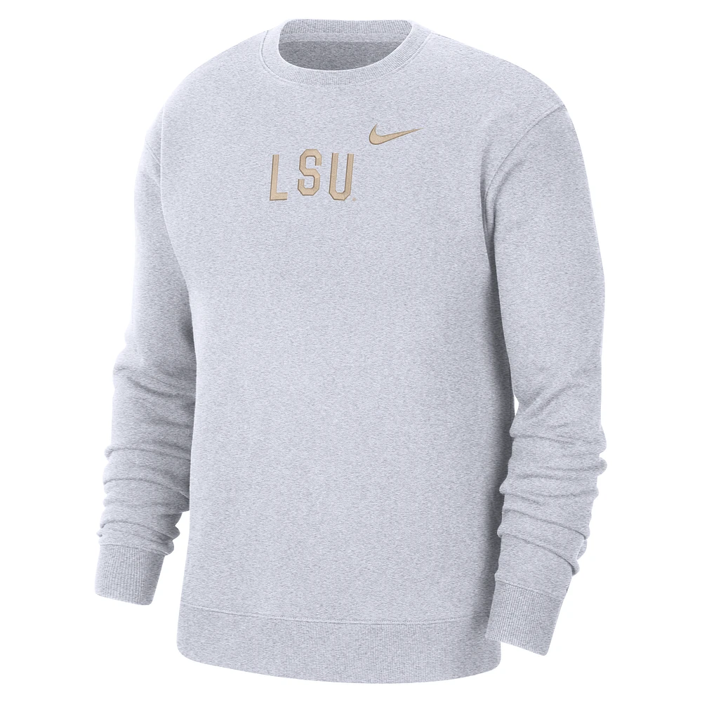 LSU Men's Nike College Crew-Neck Sweatshirt