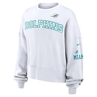 Miami Dolphins Women's Nike NFL Pullover Crew