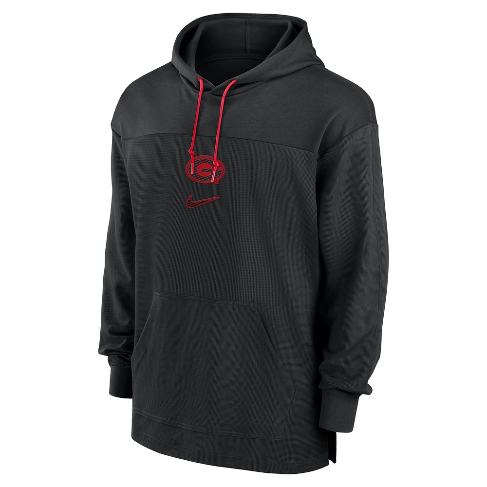 Georgia Bulldogs Sideline Jersey Men's Nike Dri-FIT College Pullover Hoodie