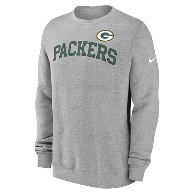 Green Bay Packers Club Men's Nike NFL Pullover Crew