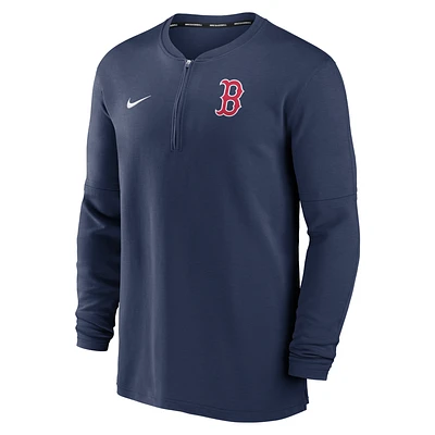 Boston Red Sox Authentic Collection Game Time Men's Nike Dri-FIT MLB 1/2-Zip Long-Sleeve Top