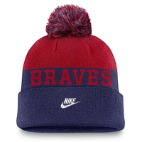 Atlanta Braves Rewind Peak Men's Nike MLB Cuffed Pom Beanie