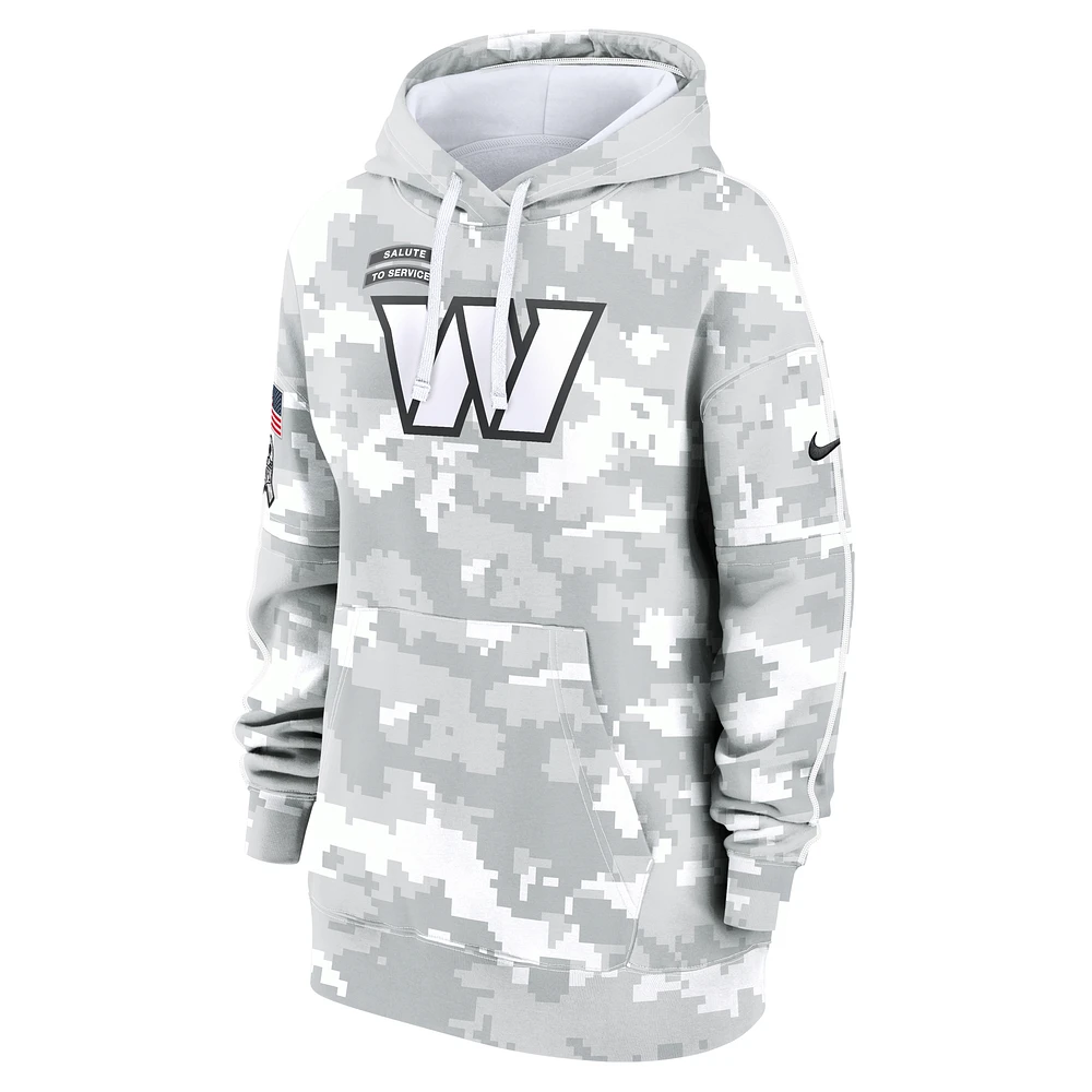 Washington Commanders Salute to Service Primary Edge Club Women's Nike NFL Pullover Hoodie