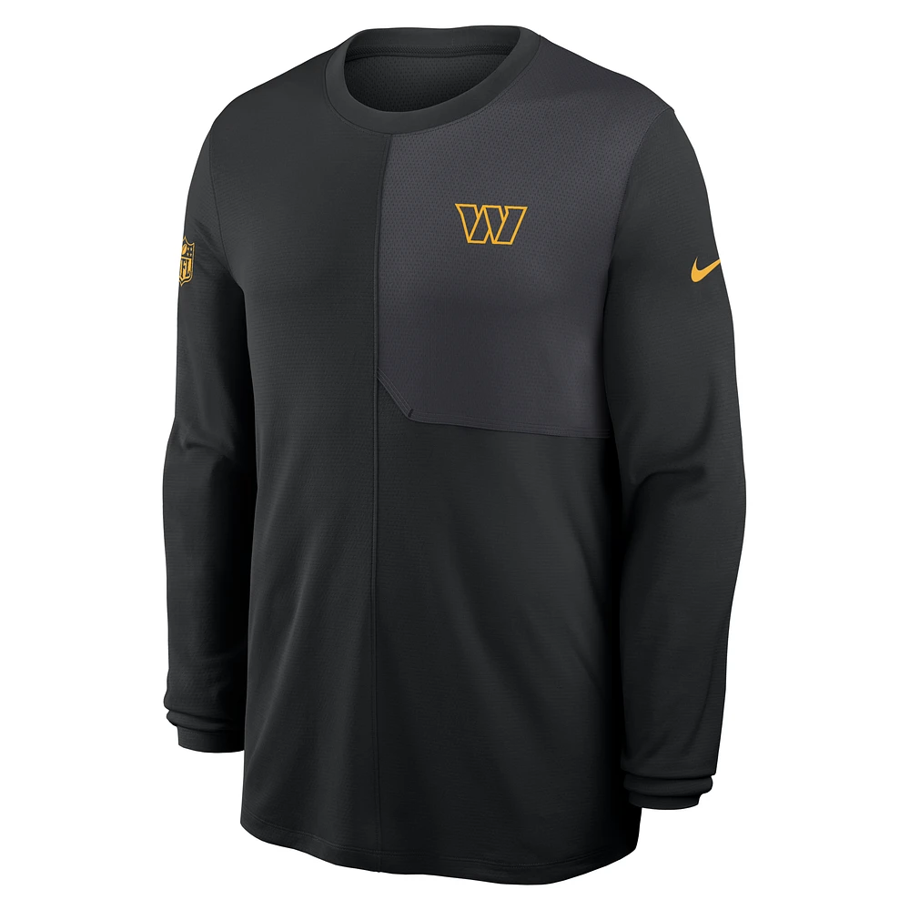 Washington Commanders Sideline Coach Men's Nike Dri-FIT NFL Long-Sleeve Top